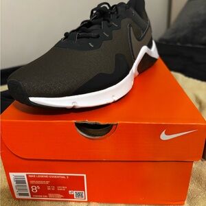 Nike Legend Essential 2 Black and White Trainers